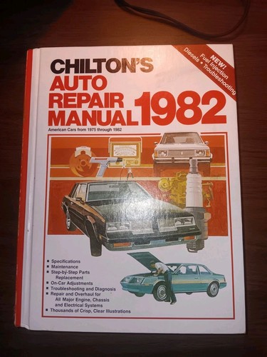 Chilton's Auto Repair Manual 1982 American Cars '75-'82 Book