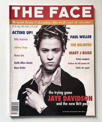 The Face Magazine | July 93 | Jaye Davidson | Johnny Depp, Paul Weller, Jude Law