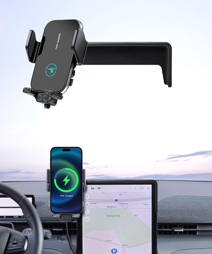 Wireless Charger Car Phone Holder Mount for Ford Mustang Mach E 2021
