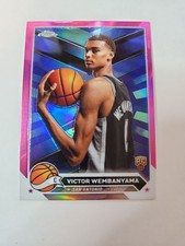 2023-24 Topps Chrome - Victor Wembanyama #1 Pink Refractor (RC) Spurs