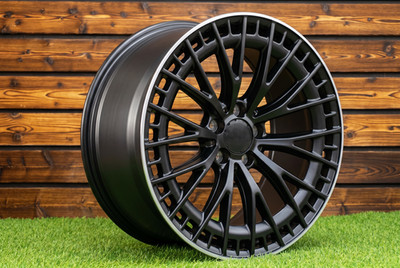 4X R20 5x112 Mercedes AMG Style Schwarz Matt+Poliert Lip Felgen 4 Stück