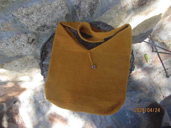 BOLSO DE MUJER ARTESANAL HECHO A MANO. GANCHILLO CROCHET