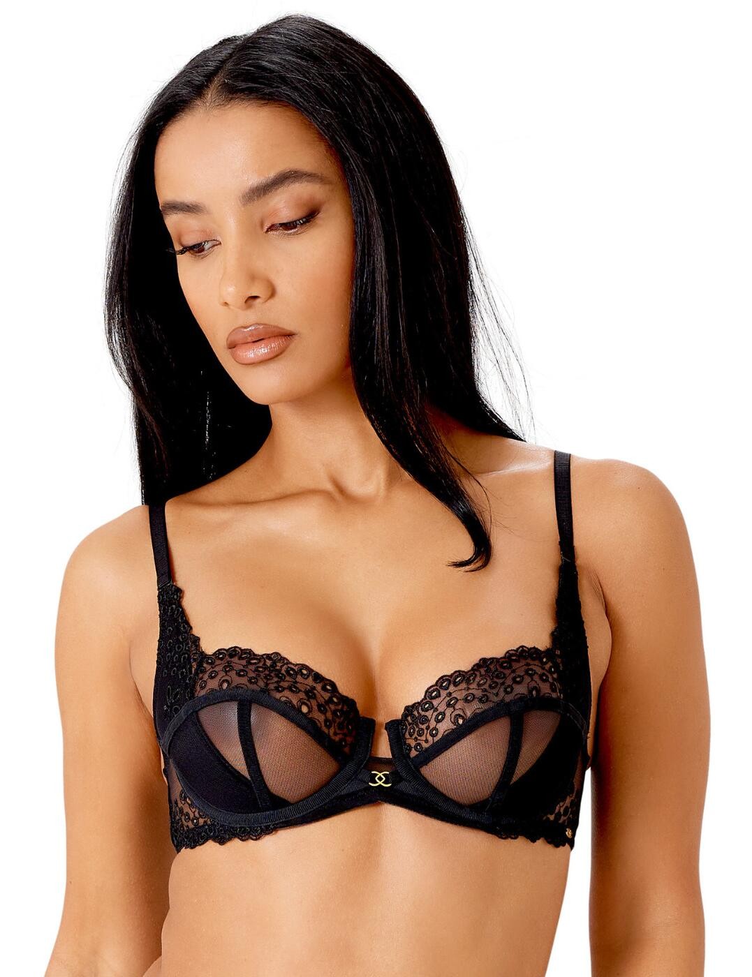 30DD Gossard Rebel Bra Non Padded Balcony Bra Underwired Sexy Lingerie 21205
