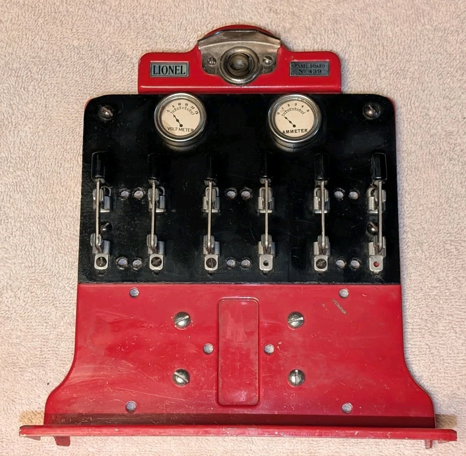 The Lionel Corporation Electric Trains Panel Board No. 439 With Original Box - Image 4 of 4