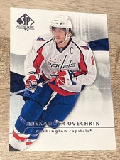 E1854 2008-09 SP Authentic #96 Alex Ovechkin Washington Capitals