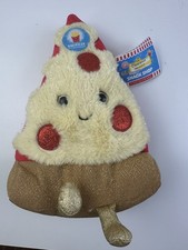 FAO Schwarz Glow Brights Plush LED with Sound Slice of Pizza For Kids Age 3 