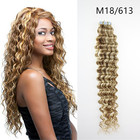 Invisible Tape In Real Human Hair Extensions Curly Skin Weft Balayage 18/613 18" — photo 1