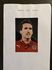 Christian Fuchs - Austria Footballer Sigend 6x4 Photo