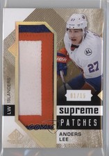 2016-17 SP Game Used Supreme Patch 1/15 Anders Lee #PA-AL Patch 2u9