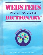 Websters New World Dictionary - VERY GOOD
