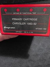Snap On Mt2500mtg2500 Scanner Chrysler 1983 - 1992 Primary Cartridge Mt25001392