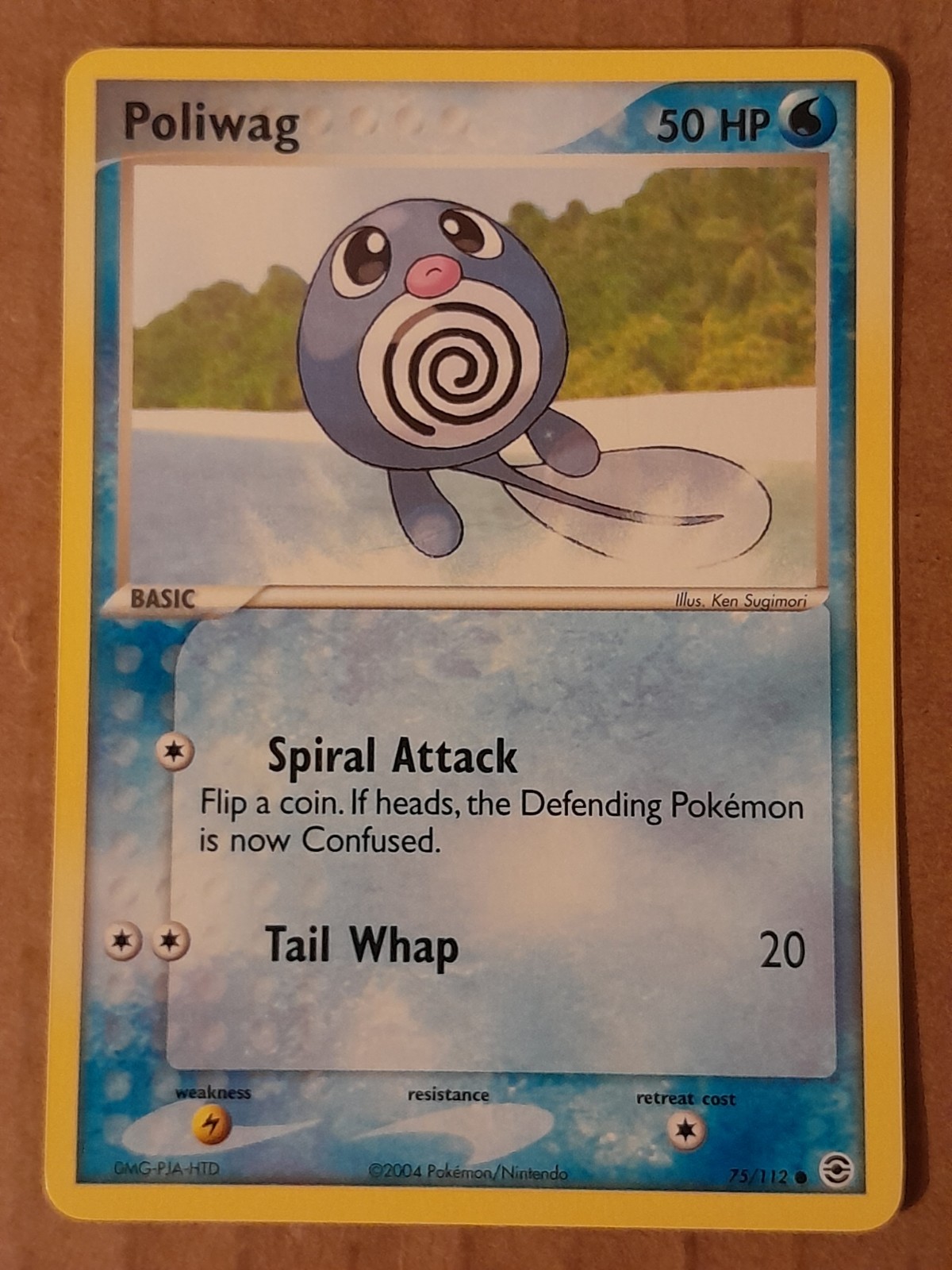 Pokemon Poliwag 75/112 Fire Red Leaf Green NM See Pictures