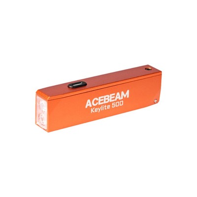 Acebeam Keylite 500 orange 500 Lumen, aufladbar über USB-C, Doppelte LEDs Ultrak