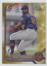2022 Bowman 1st Edition Gold Foil 8/50 Robert Dominguez #BPPF-51 0w53