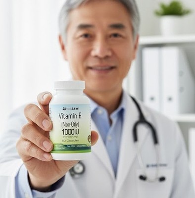 Vitamin E 1000 IU - Capsules - Non-Oily - By Paklabs'