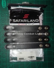 Safariland 62-4-2HS Plain Black Belt Keepers Dual Hidden Snap 4 pack