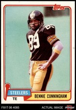 1981 Topps #111 Bennie Cunningham Steelers Clemson 8 - NM/MT