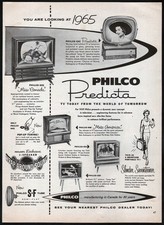 1965 Canadian Philco TV ad Predicta, Miss Canada, Slender Seventeen