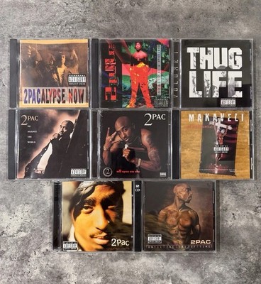 2Pac CD Lot Makaveli Me Against The World All Eyes On Me Thug Life Hits & More