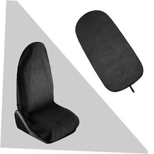 Waterproof Towel Car Seat Cover, Sweatproof Non Slip Towel Carseat Cover, Black