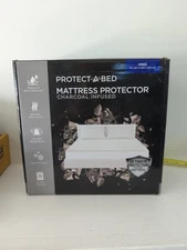 Protect A Bed Cooling Charcoal Infused Mattress Protector - King Size