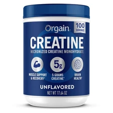 Creatine Monohydrate Micronized Powder, Unflavored, Supports Muscle Growth, P...