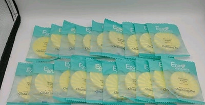 Eco Botanics Hotel Soap 100 Pack Travel Size Chamomile & Honey Wrapped