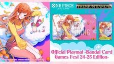 One piece Official Nami Playmat Bandai Card Game Fest 24-25 (No Card) 