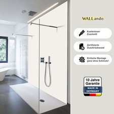 WALLando Premium Duschr&uuml;ckwand &ndash; Einfach zu montierende Wandverkleidung Dusche