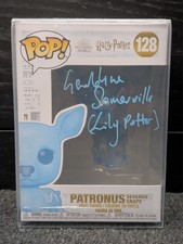 Geraldine Somerville Signed Patronus Funko Pop - Comes with Funko Pop Protector