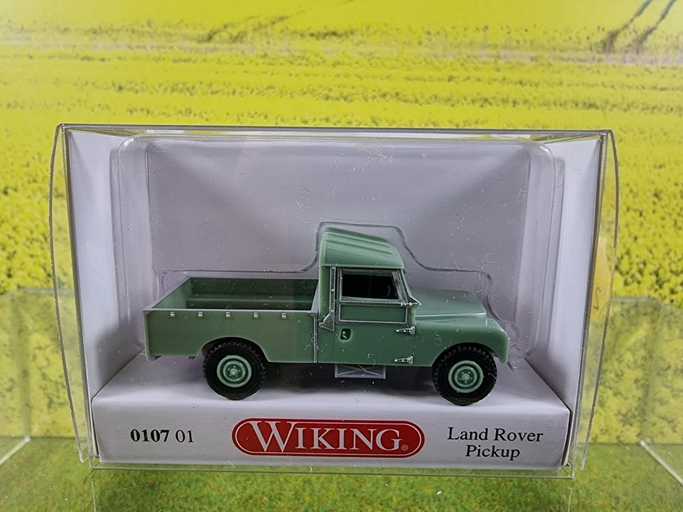 1:87 Wiking 0107 01 Land Rover Pickup blassgrün OVP / B09 - Bild 1 von 1
