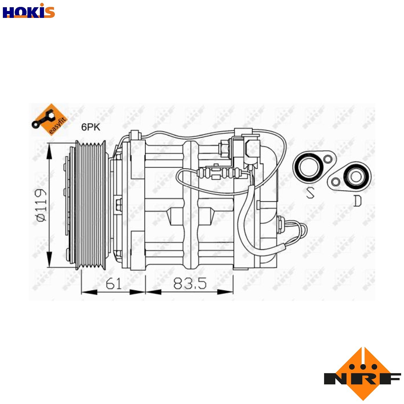 COMPRESSOR AIR CONDITIONING 32108 FOR VOLVO 850/Rural S80 S70 XC70/CROSS/SUV