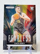 2024 Zach Edey Prizm Basketball Draft Picks Fearless Insert Rookie #6