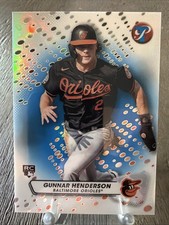 2023 Topps Pristine Gunnar Henderson Blue Refractor Rookie /75 Orioles #29