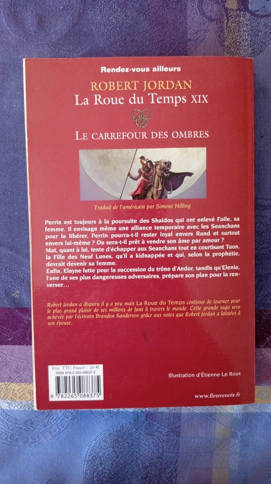 Livre La roue du temps 19 - Le carrefour des ombres - Robert Jordan - Photo 2/2