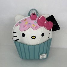 NUEVO NUEVO CON ETIQUETAS Loungefly Mini Mochila Hello Kitty Cupcake Monedero Bolso Sanrio