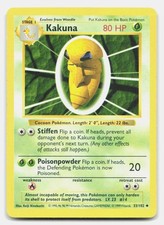 Kakuna コクーン ◆ Shadowless　シャドウレス　ウィザーズ Kakuna [Shadowless] #33 Prices | Pokemon Base Set | Pokemon Cards