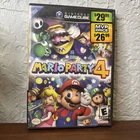 Mario Party 4 (Nintendo GameCube, 2002) w/Insert Tested Working