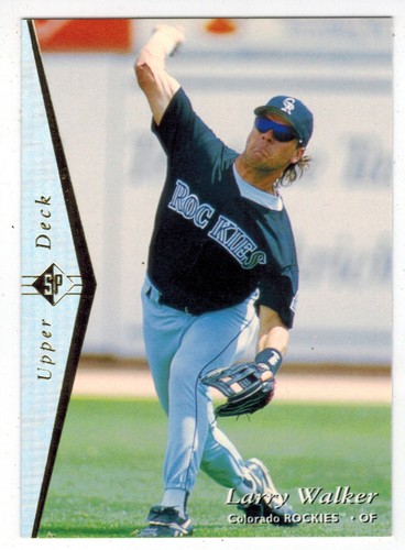 1995 SP Larry Walker [Silver] #50 card