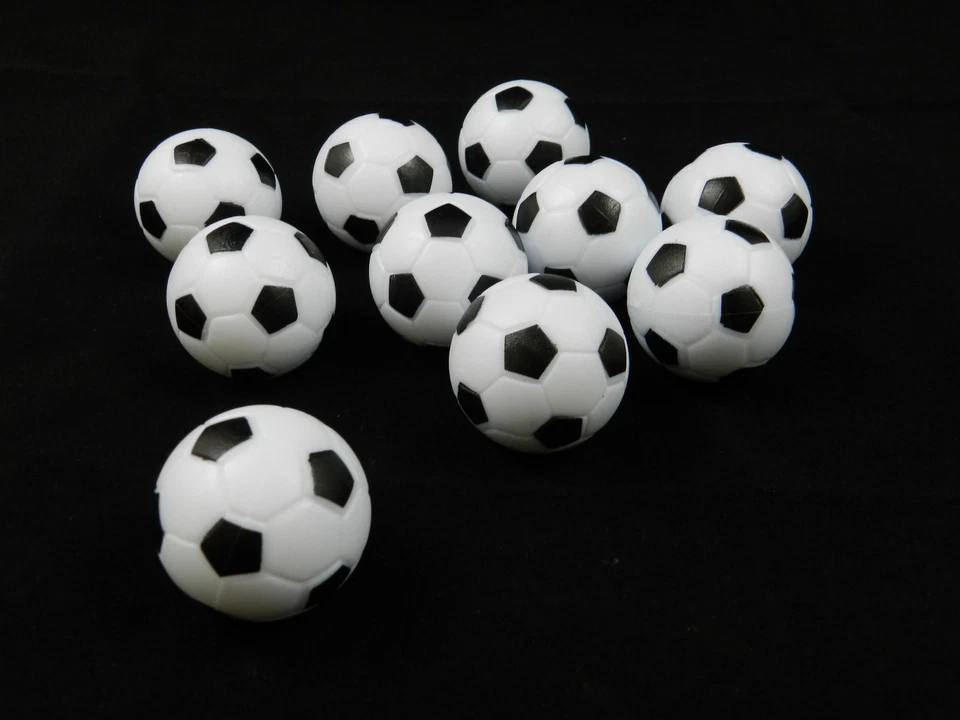 BUMPERNETS 10 New Soccer Style Foosball Replacement Balls Table Soccer