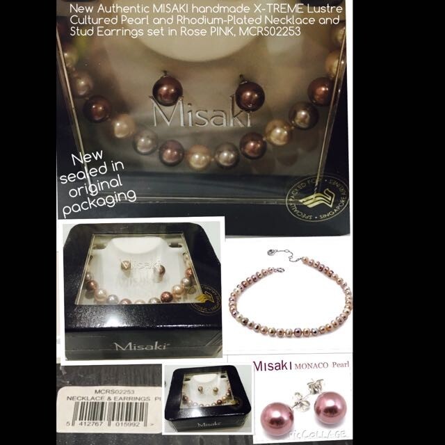 Misaki Monaco Misaki Earrings MISAKI Cultured Pearl And Rhodium