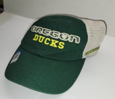 Oregon Ducks Captivating Headwear Mens Baseball Cap Green Yellow White OSFM