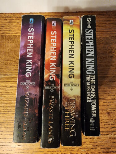 4 Stephen King PBs Dark Tower Series #1-4:Gunslinger/Drawing of the Three +2 - Picture 3 of 5
