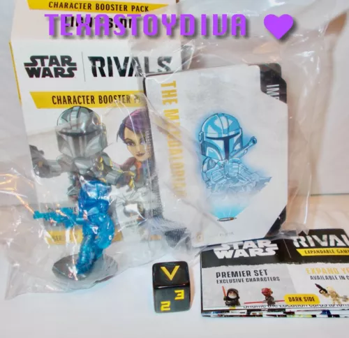 Star Wars Rivals THE MANDALORIAN HOLOGRAM Series 2 Booster Pack Light ***READ***