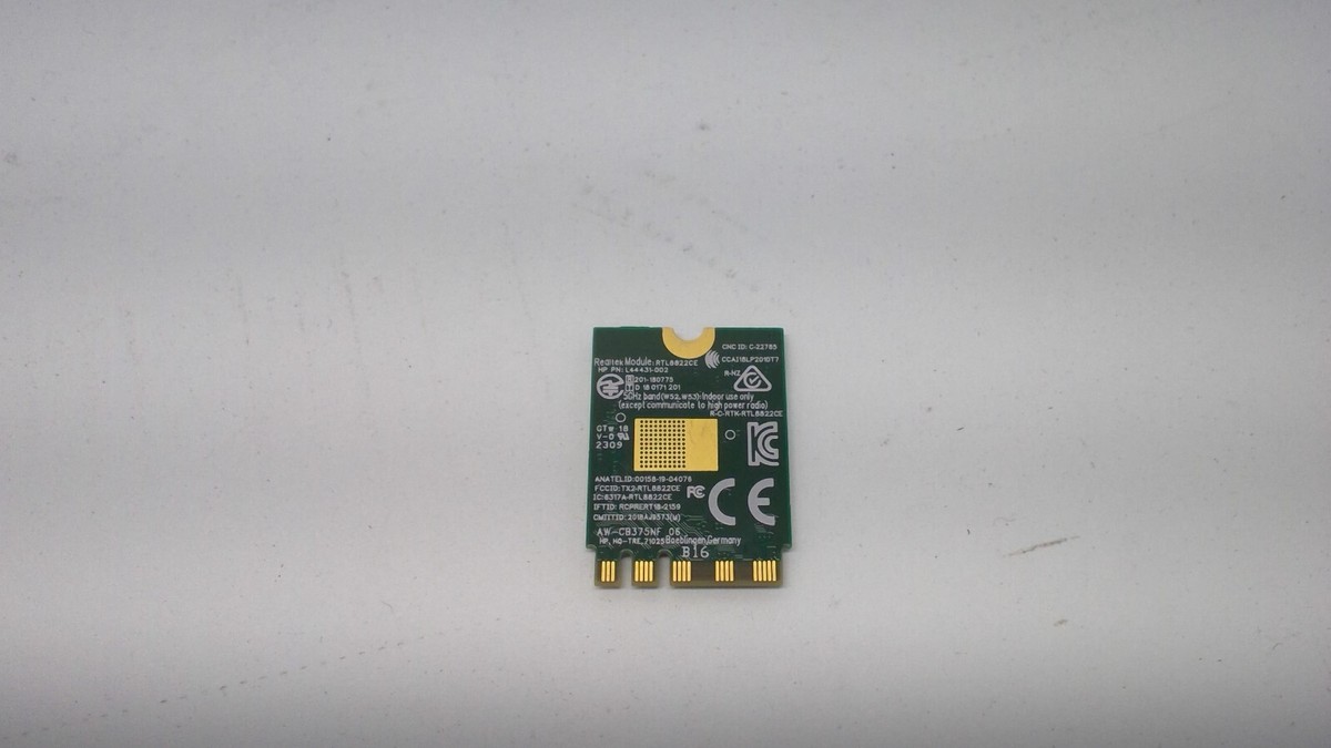 L44431-002 RTL8822CE OEM HP WIRELESS BLUETOOTH CARD X360 14B