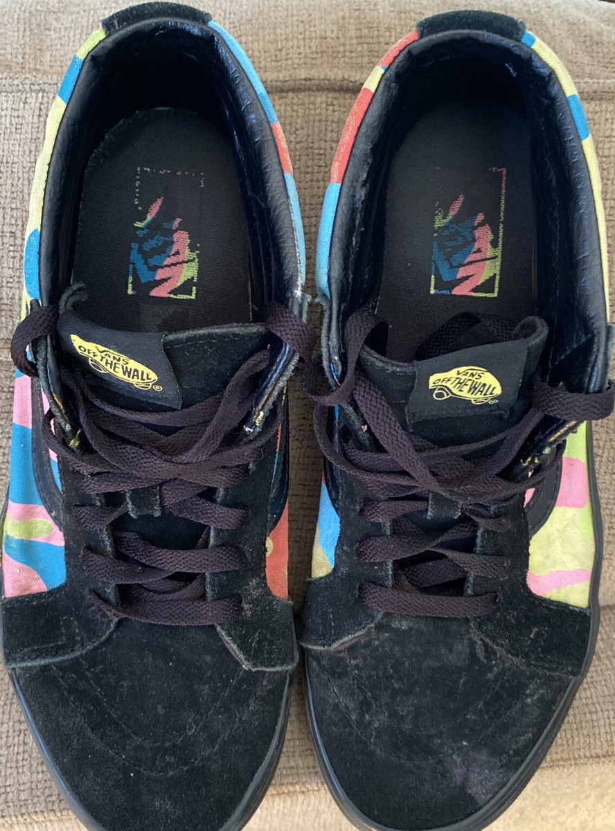 靴 VANS SK8-MID REISSUE NEON CAMO vans Vans Sk8-Mid Reissue 'Neon Camo' VN0A3MV8ULX