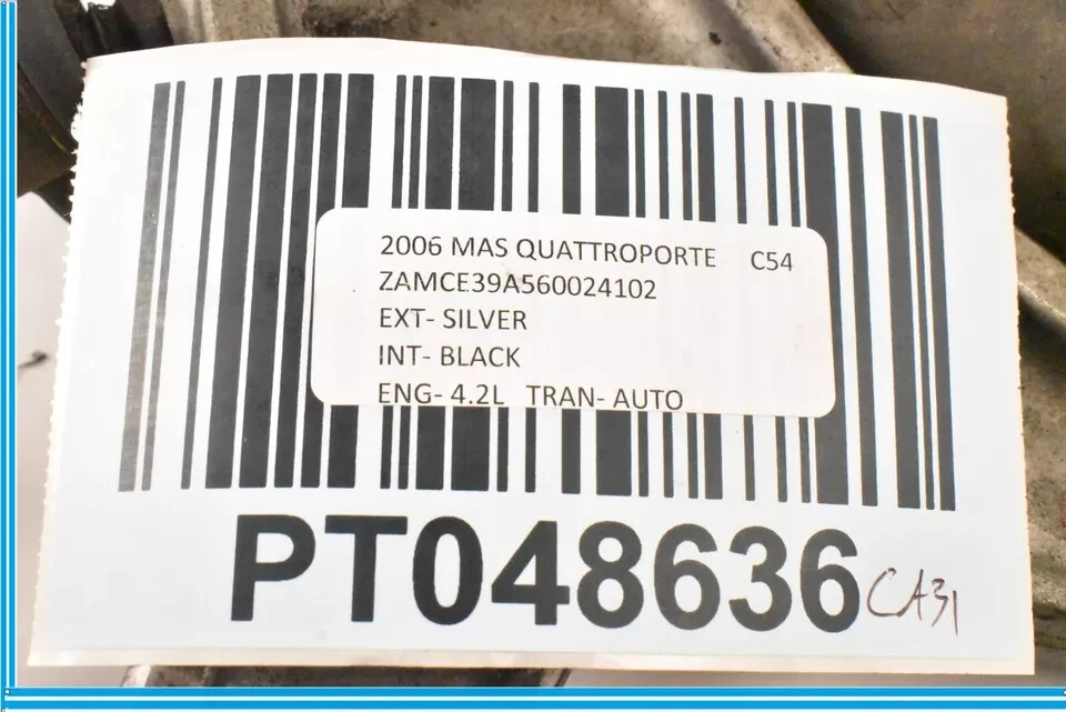 03-10 Maserati Quattroporte M139 Front Left Side Lower Control Arm 3206581 OEM