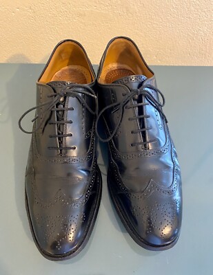 JOHNSTON & MURPHY Men's Dress Shoes WING TIP Oxford ARISTOCRAFT