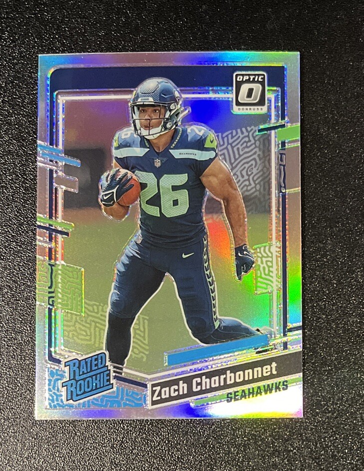 2023 Donruss ZACH CHARBONNET Rated Rookie #392 Optic Preview Holo Silver RC SP