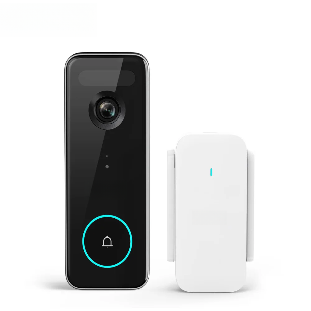 5MP Ultra HD WiFi Video Doorbell Outdoor Camera PIR Motion Detection 2-Way Audio